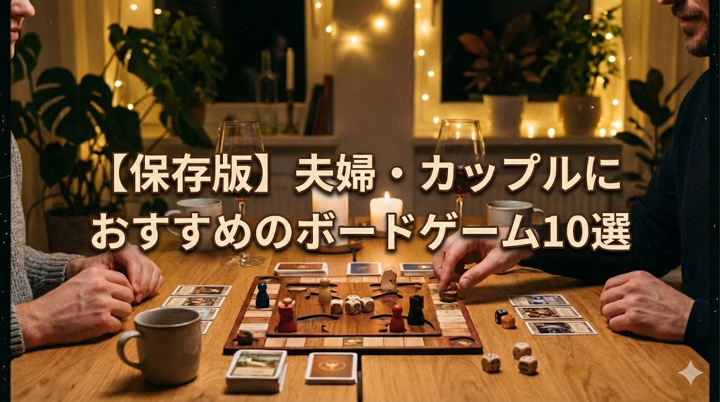 【保存版】夫婦・カップルにおすすめのボードゲーム10選