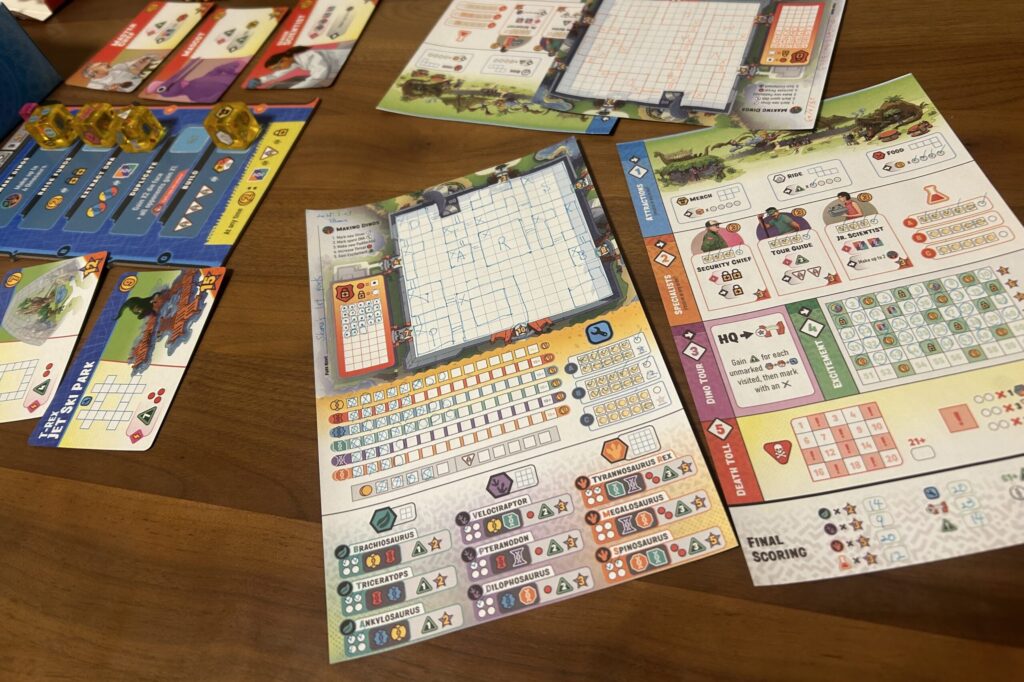 ボードゲーム「Dinosaur Island: Rawr 'n Write」