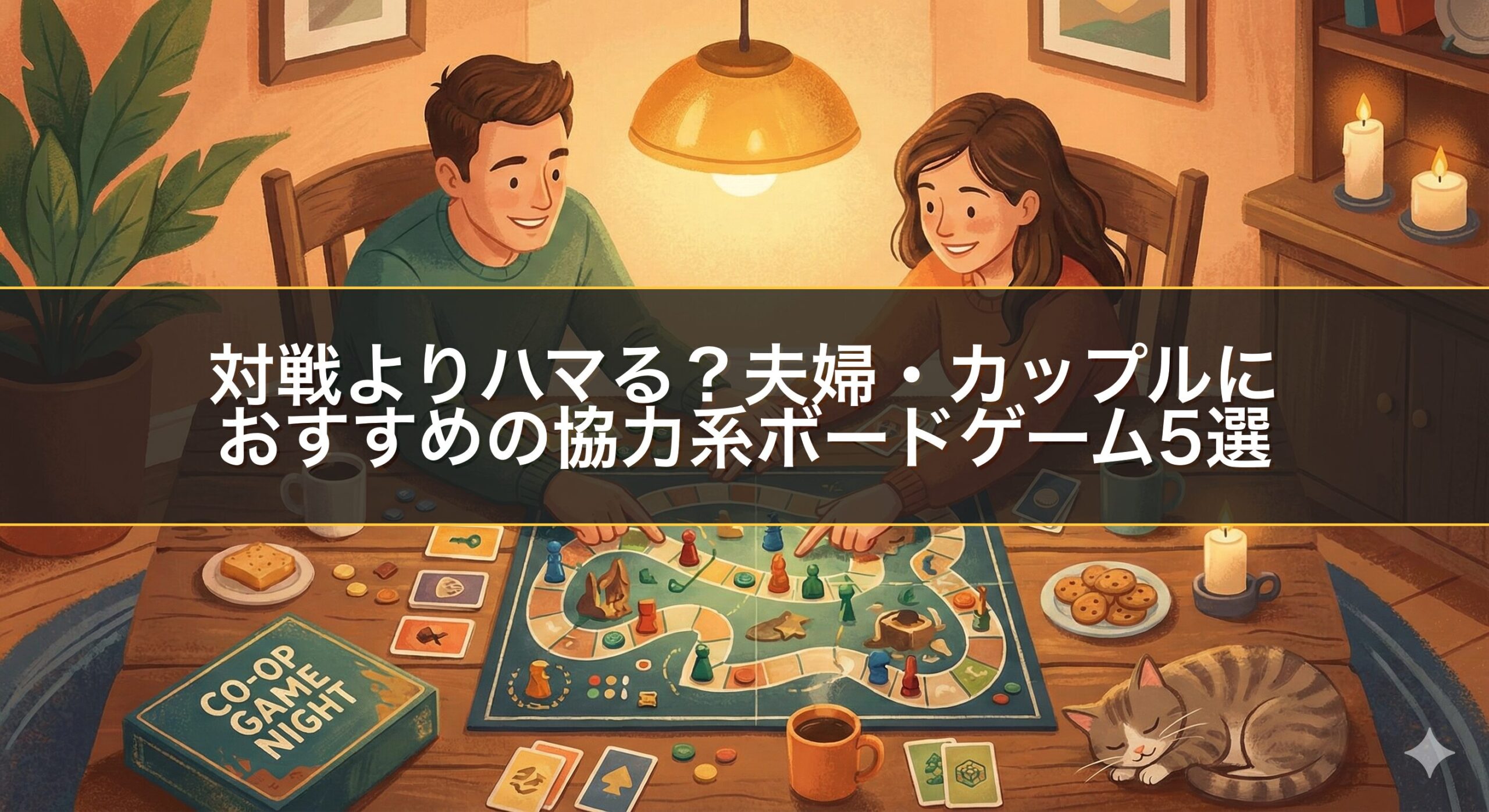 対戦よりハマる？夫婦・カップルにおすすめの協力系ボードゲーム5選